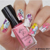 Infinite Flower (CjS-04) - Steel Nail Art Stamping Plate 6x6 Clear Jelly Stamper 