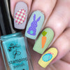 Patterned Spring - Four (CjS-288) Steel Nail Art Stamping Plate
