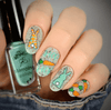 Patterned Spring - Four (CjS-288) Steel Nail Art Stamping Plate