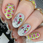 manicure-with-nail-art-designs-of-cute-cartoon-couples-kissing-and-lip-pattern