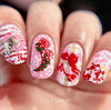 Patterned Valentines (CjSV-34) Steel Nail Art Stamping Plate