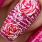 My Edgy Valentine (CjSV-36) Steel Layered Nail Art Stamping Plate