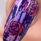 My Edgy Valentine (CjSV-36) Steel Layered Nail Art Stamping Plate