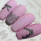 Put a Bow on it, Darling (CjS-147) Steel Nail Art Stamping Plate 14 x 9 Clear Jelly Stamper 