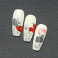 Mod Life Series - Human Form (CjS-140) Steel Nail Art Stamping Plate 14 x 9 Clear Jelly Stamper 