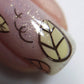 Fallpaper - Singing in the Rain (CjS-131) Steel Nail Art Stamping Plate 14 x 9 Clear Jelly Stamper 