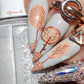 Whimsical Fall (CjS-137) Steel Nail Art Stamping Plate 14 x 9 Clear Jelly Stamper 