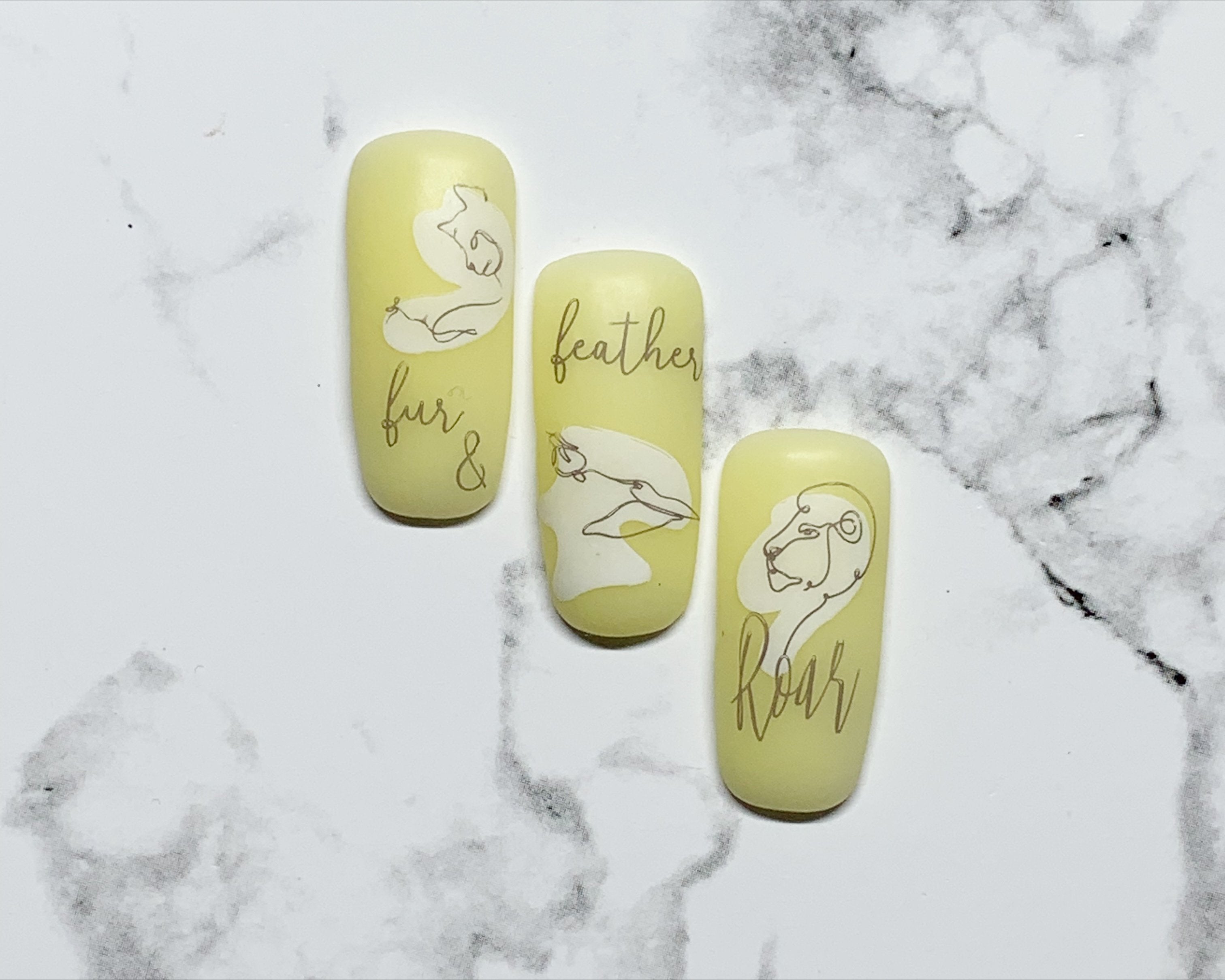 Mod Life Series - Wildlife (CjS-139) Steel Nail Art Stamping Plate 8 x 8 Clear Jelly Stamper 