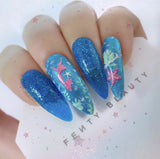 Underwater Adventures (CjS-110) Steel Nail Art Stamping Plate 14 x 9 Clear Jelly Stamper 