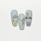 Mod Life Series - The Globe (CjS-118) Steel Nail Art Stamping Plate 14 x 9 Clear Jelly Stamper 