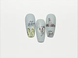 Mod Life Series - The Globe (CjS-118) Steel Nail Art Stamping Plate 14 x 9 Clear Jelly Stamper 
