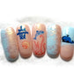 I Need Vitamin SEA (CjS-207) Steel Layered Nail Art Stamping Plate