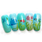 I Need Vitamin SEA (CjS-207) Steel Layered Nail Art Stamping Plate