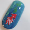 On the Pond (CjS-36) - Steel Nail Art Stamping Plate 14 x 9 Clear Jelly Stamper 
