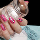 Tri-Angular (CjS-76) Steel Nail Art Stamping Plate 14 x 9 Clear Jelly Stamper 