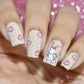 Life in Bloom (CjS-97) Steel Nail Art Stamping Plate 14 x 9 Clear Jelly Stamper 