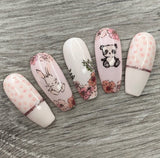 Life in Bloom (CjS-97) Steel Nail Art Stamping Plate 14 x 9 Clear Jelly Stamper 