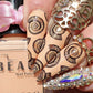 Treasures of the Sea (CjSLC-11) - Steel Nail Art Stamping Plate 14 x 9 Clear Jelly Stamper 
