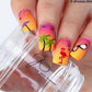 Summer Fun (CjS-16) - Steel Nail Art Stamping Plate 6x6 Clear Jelly Stamper 