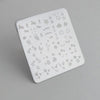 MINI Sea and Stars Doodle (CjS-17) - Steel Nail Art Stamping Plate 6x6 Clear Jelly Stamper 