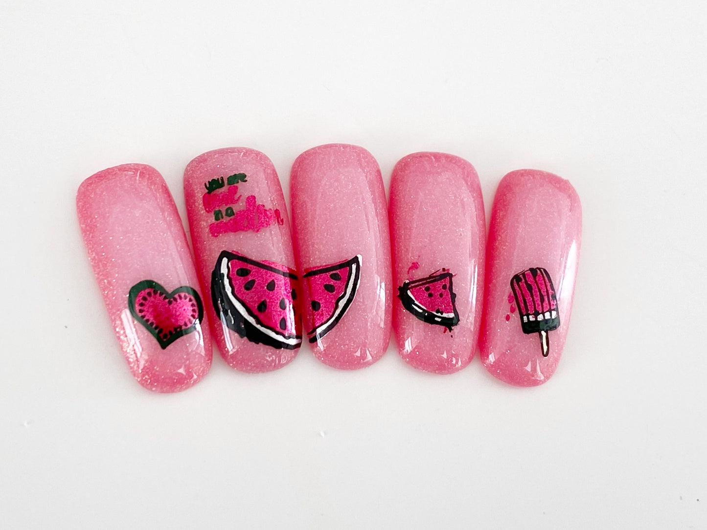 One in a Melon (CjS-182) Steel Layered Nail Art Stamping Plate