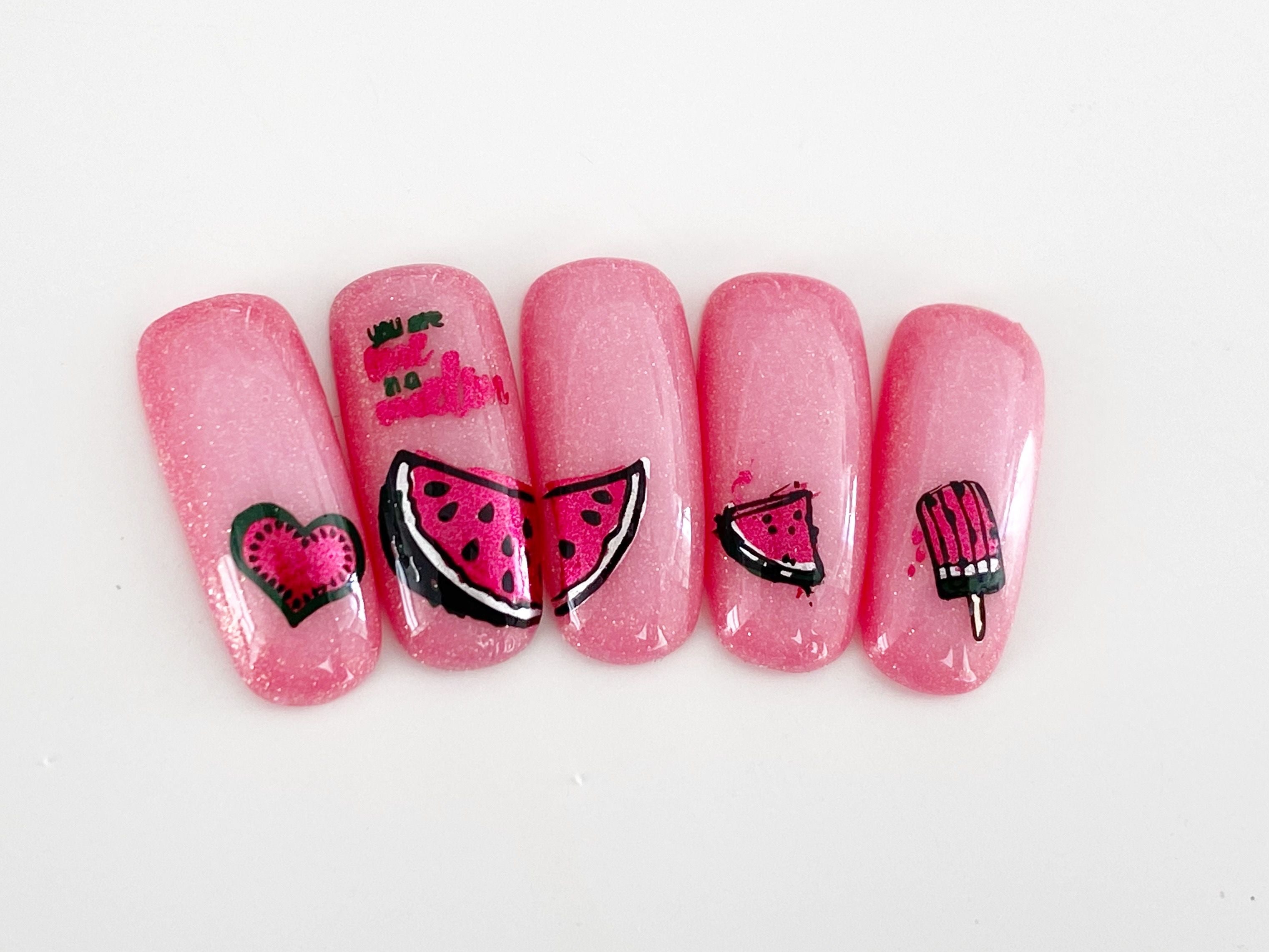 One in a Melon (CjS-182) Steel Layered Nail Art Stamping Plate