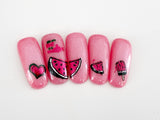 One in a Melon (CjS-182) Steel Nail Art Stamping Plate