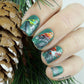 Itty Bitty Birds (CjS-30) - Steel Nail Art Stamping Plate 6x6 Clear Jelly Stamper 