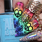 Hippie Harmony (CjS-117) Steel Nail Art Stamping Plate 14 x 9 Clear Jelly Stamper 