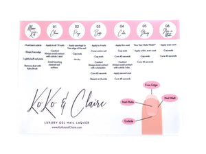 Koko Luxury Nail Mat - How To Koko Accessories & Lamps KoKo & Claire 