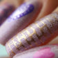 manicure-with-nail-art-designs-of-a-brick-wall-pattern