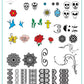 Dark Eyes - ‘Calaveras’ (CjS LC-32) Steel Stamping Plate 14 x 9 Clear Jelly Stamper 