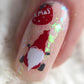 Gnome-mas (CjS C-48) Steel Nail Art Stamping Plate 14 x 9 Clear Jelly Stamper 