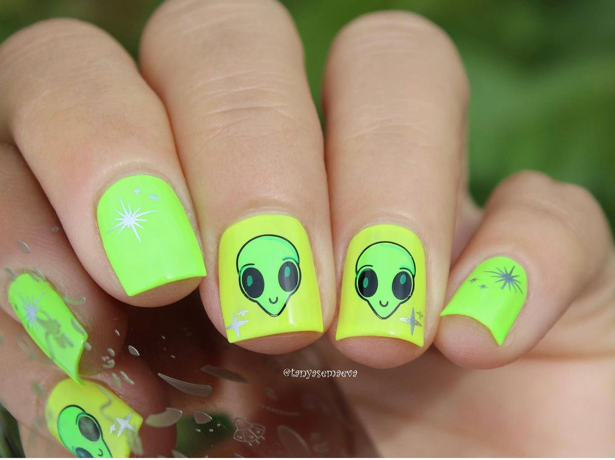 Hello Universe (CjS-161) Steel Stamping Plate 8 x 8 Clear Jelly Stamper 