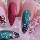 Classic Santa (CjSC-34) Steel Nail Art Stamping Plate 8 x 8 Clear Jelly Stamper 