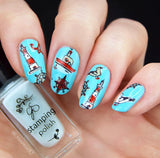 I Need Vitamin SEA (CjS-207) Steel Stamping Nail Art Plate