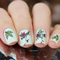 Mistletoe Wishes (CjS C-47) Steel Nail Art Stamping Plate 14 x 9 Clear Jelly Stamper 