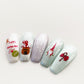 Gnome-mas (CjS C-48) Steel Nail Art Stamping Plate 14 x 9 Clear Jelly Stamper 