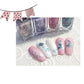 Festive & Flirty (CjS C-35) Steel Nail Art Stamping Plate 14 x 9 Clear Jelly Stamper 