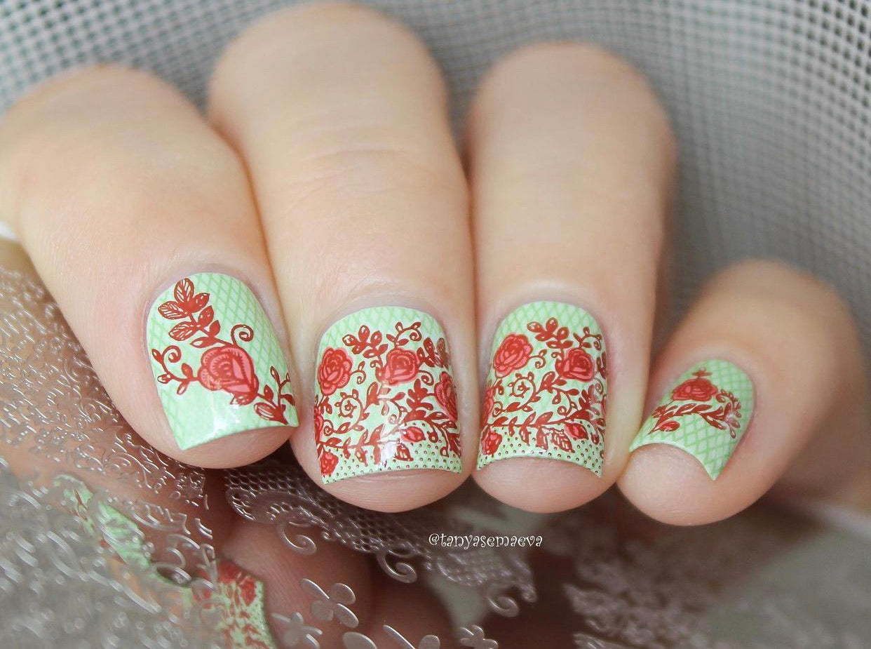 A Touch of Lace (CjS-178) Steel Stamping Plate 14 x 9 Clear Jelly Stamper 