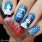 Do You Want to Build a Snowman? (CjS C-40) Steel Nail Art Stamping Plate 6x6 Clear Jelly Stamper 