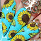 Sunflowers (CjS-163) Steel Stamping Plate 8 x 8 Clear Jelly Stamper 