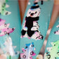 Festive & Flirty (CjS C-35) Steel Nail Art Stamping Plate 14 x 9 Clear Jelly Stamper 