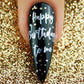 Party time! (CJS H-34) Steel Stamping Plate 14 x 9 Clear Jelly Stamper 