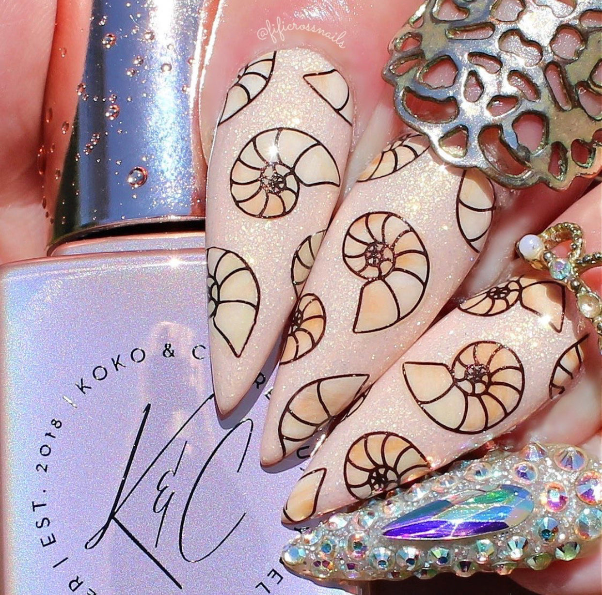 Suzie's Mermaid & Things (CjS LC-48 ) Steel Stamping Plate 14 x 9 Clear Jelly Stamper 