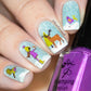 Happy Little Holiday (CjS C-31) Steel Nail Art Stamping Plate 14 x 9 Clear Jelly Stamper 
