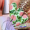 Grunge Series - Dainty (CjS-190) Steel Stamping Plate 14 x 9 Clear Jelly Stamper 