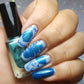 stunning-manicure-with-lacey-nail-art-designs-of-an-umbrella-and-words-oah-la-la 