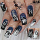 Baby Its Cold (CjSC-11) - Steel Nail Art Stamping Plate 14 x 9 Clear Jelly Stamper 