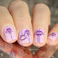 Festive & Flirty (CjS C-35) Steel Nail Art Stamping Plate 14 x 9 Clear Jelly Stamper 